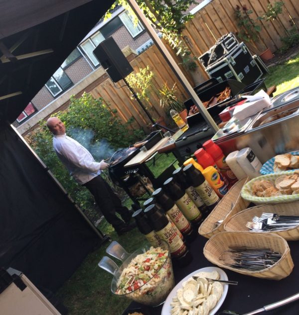 Barbecue feest op locatie