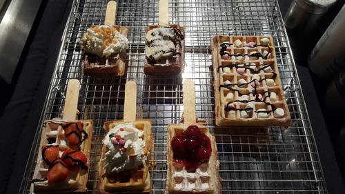 Brusselse wafels met toppings