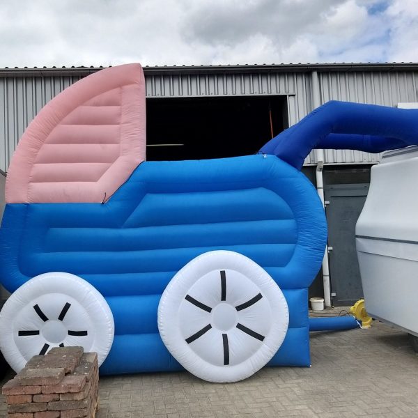 Opblaasbare kinderwagen