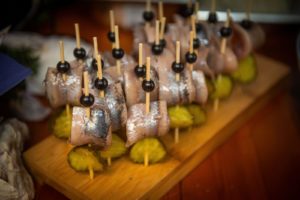 Haringhapjes met augurk