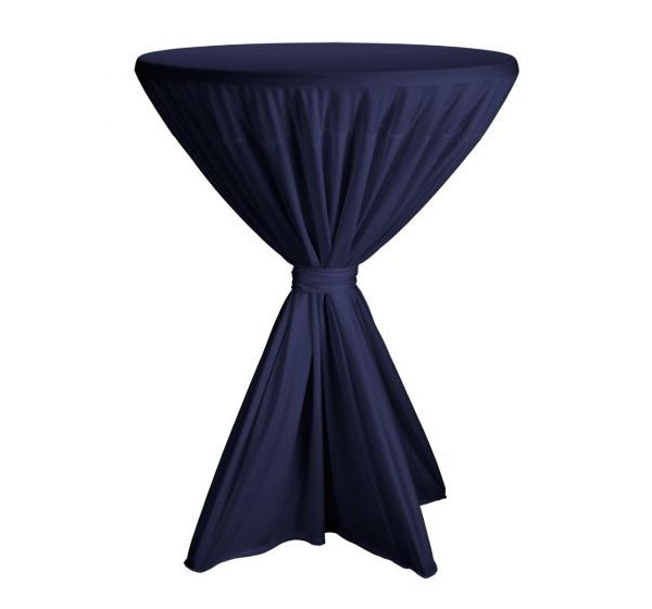 Statafelrok navy met lint