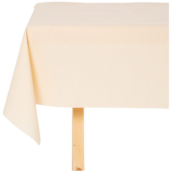 Tafellinnen crème 220 x 130 cm te huur