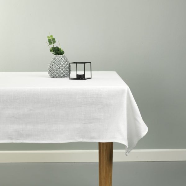 Tafellinnen wit 220 x 130 cm te huur